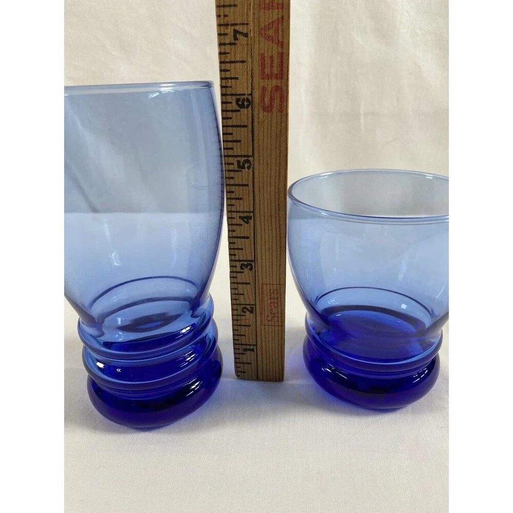 Libbey bangles cobalt